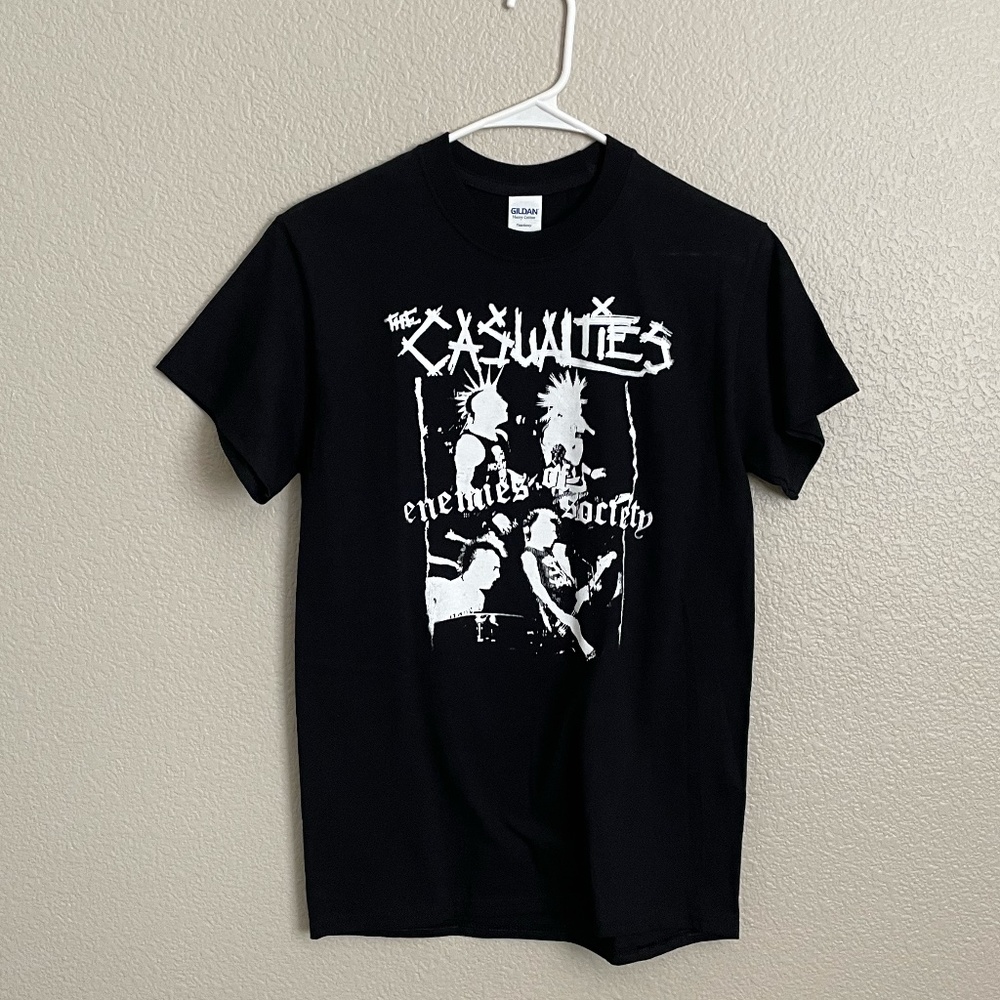 NEW The Casualties Band T-Shirt